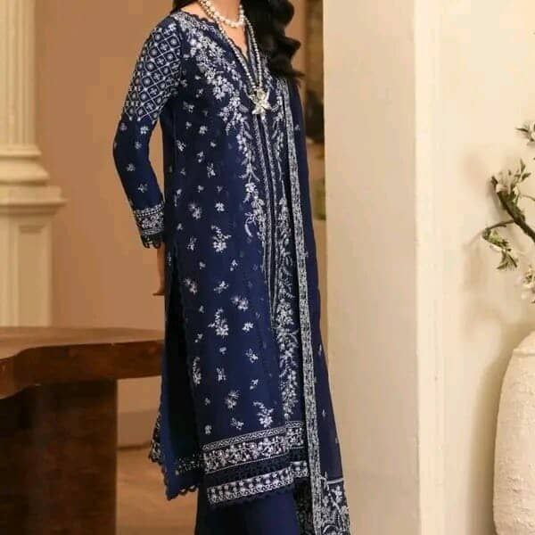 rayon cotton with embroidery work readymade 3 pics
