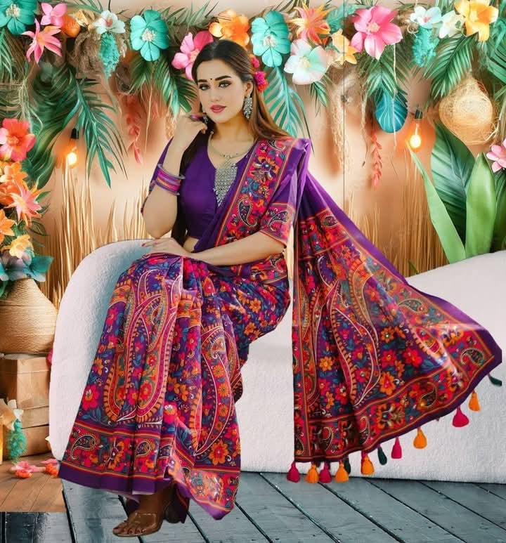 শাড়ী কাজ: ডিজিটাল প্রিন্ট