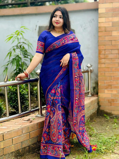 শাড়ী কাজ: ডিজিটাল প্রিন্ট