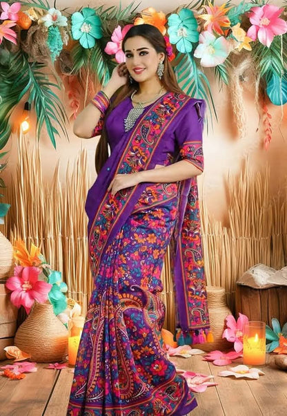 শাড়ী কাজ: ডিজিটাল প্রিন্ট