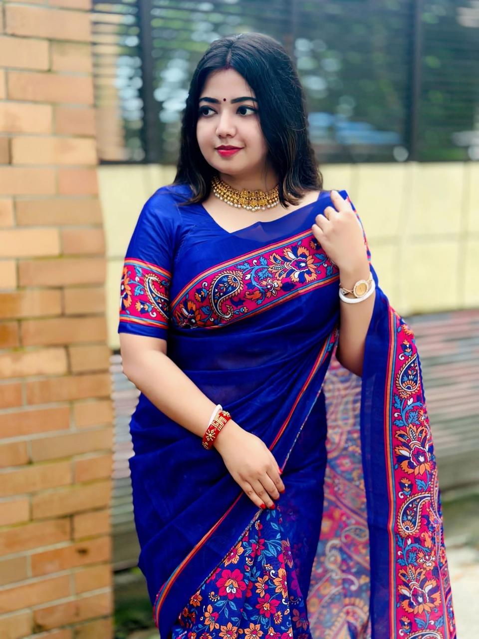 শাড়ী কাজ: ডিজিটাল প্রিন্ট