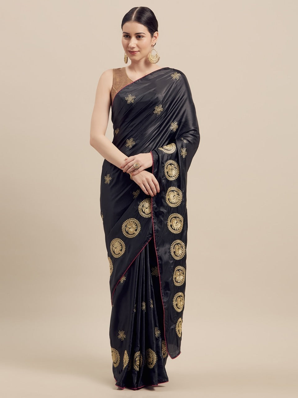 ব্লাউজ পিস সহ সিল্ক শাড়ী