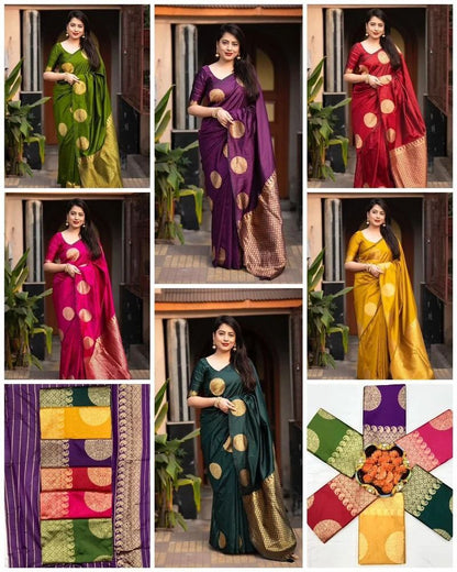 Silk Sharee with Blouse Piece
