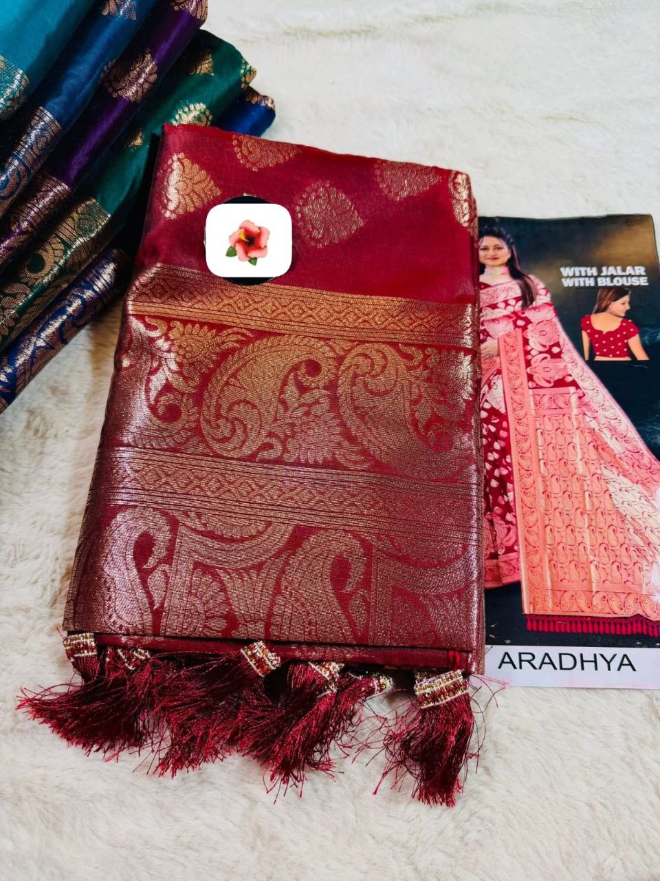শাড়ীর ফেব্রিক্সঃ তসর সিল্ক কাতান