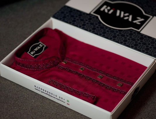 Premium Cotton Embroidery Panjabi