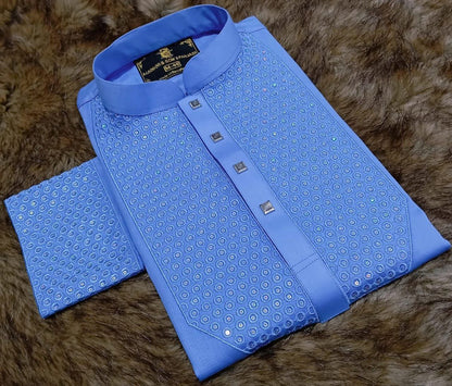 Premium Cotton Embroidery Panjabi