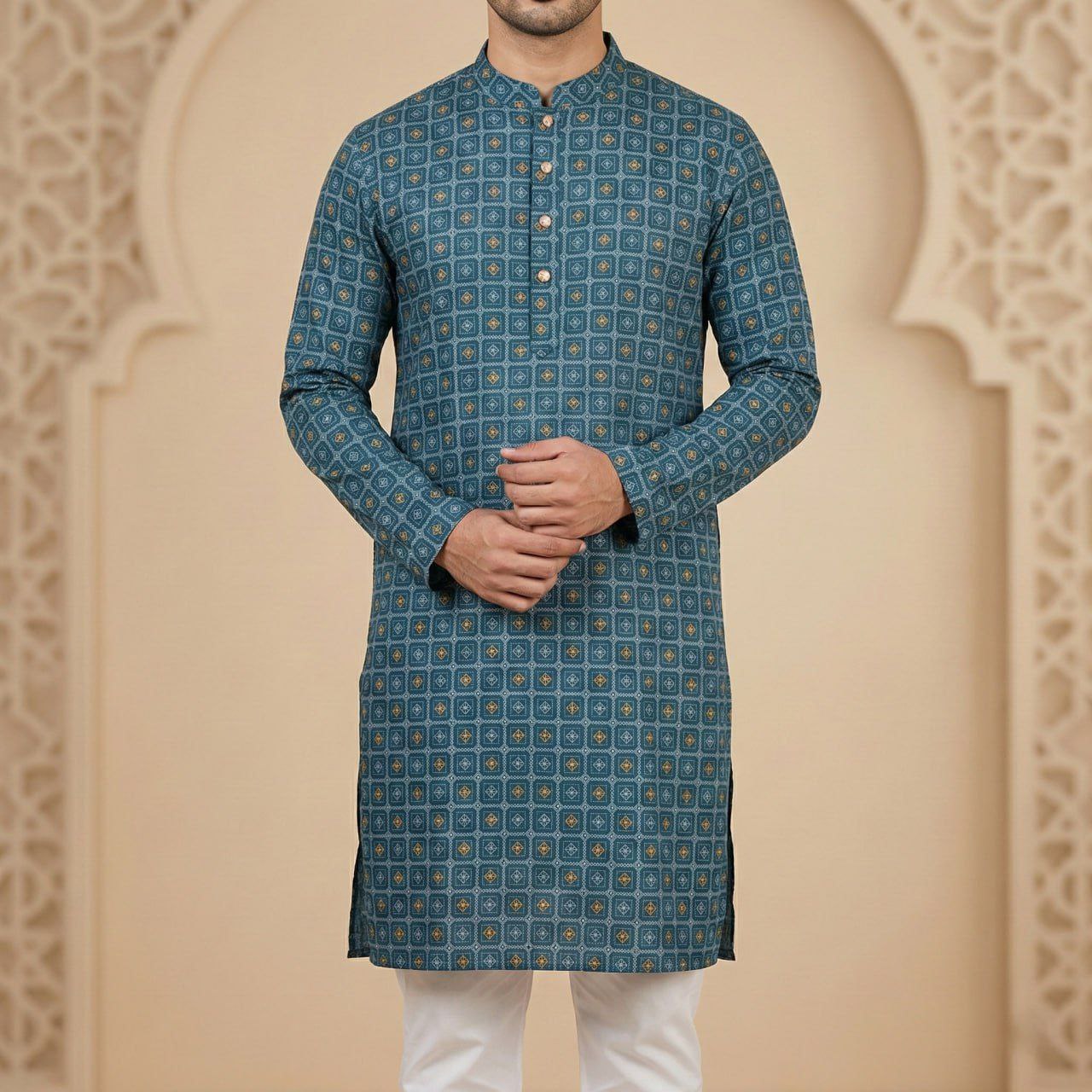 ঈদে আপনার আভিজাত্যে আনুন নতুন মাত্রা — Men’s Cotton Luxury Punjabi!