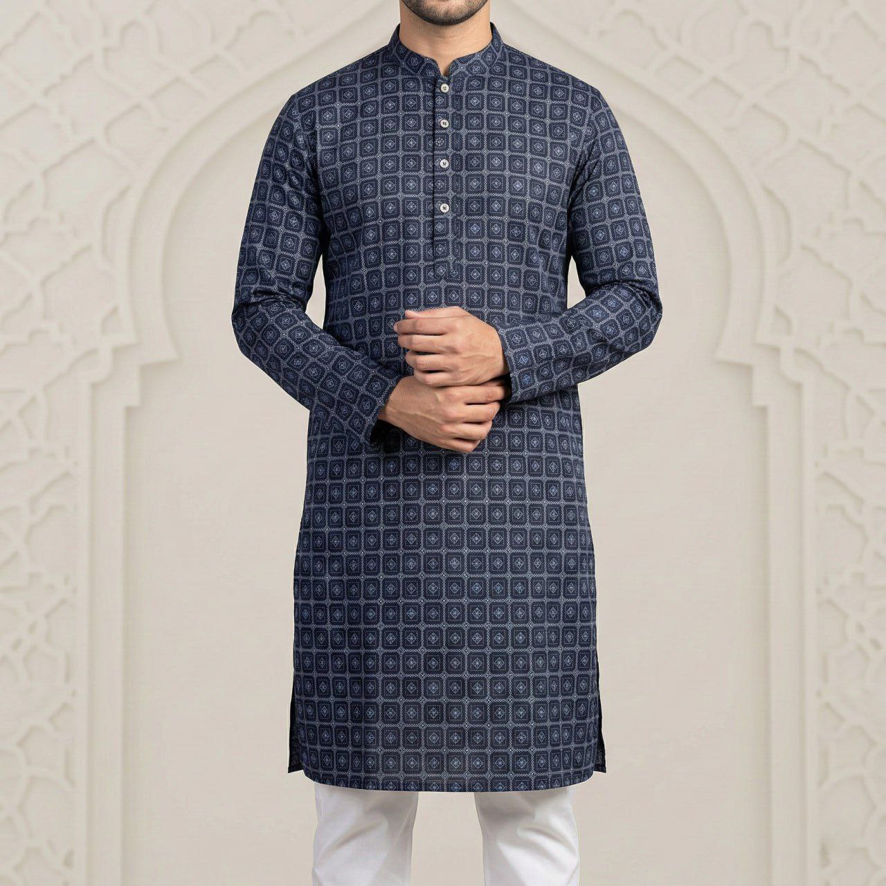 ঈদে আপনার আভিজাত্যে আনুন নতুন মাত্রা — Men’s Cotton Luxury Punjabi!