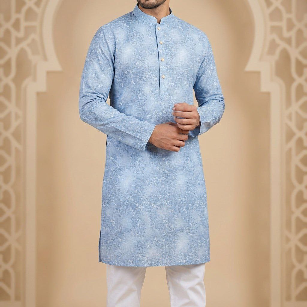 ঈদে আপনার আভিজাত্যে আনুন নতুন মাত্রা — Men’s Cotton Luxury Punjabi!