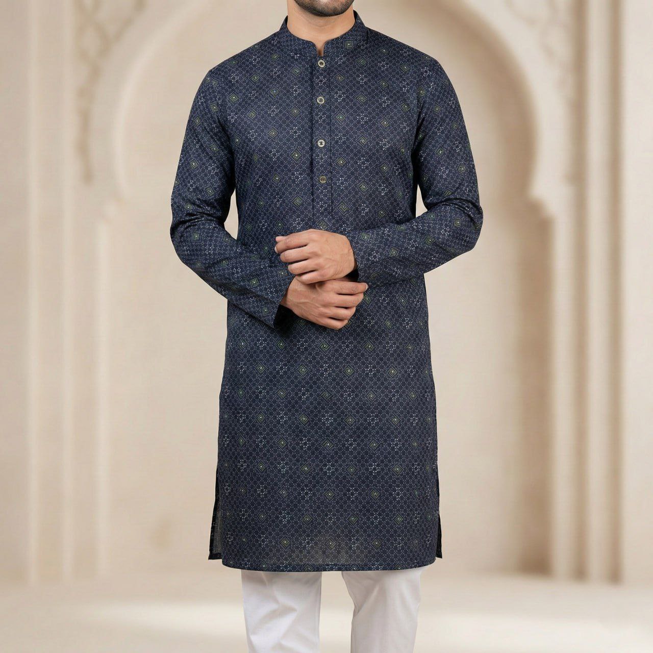 ঈদে আপনার আভিজাত্যে আনুন নতুন মাত্রা — Men’s Cotton Luxury Punjabi!