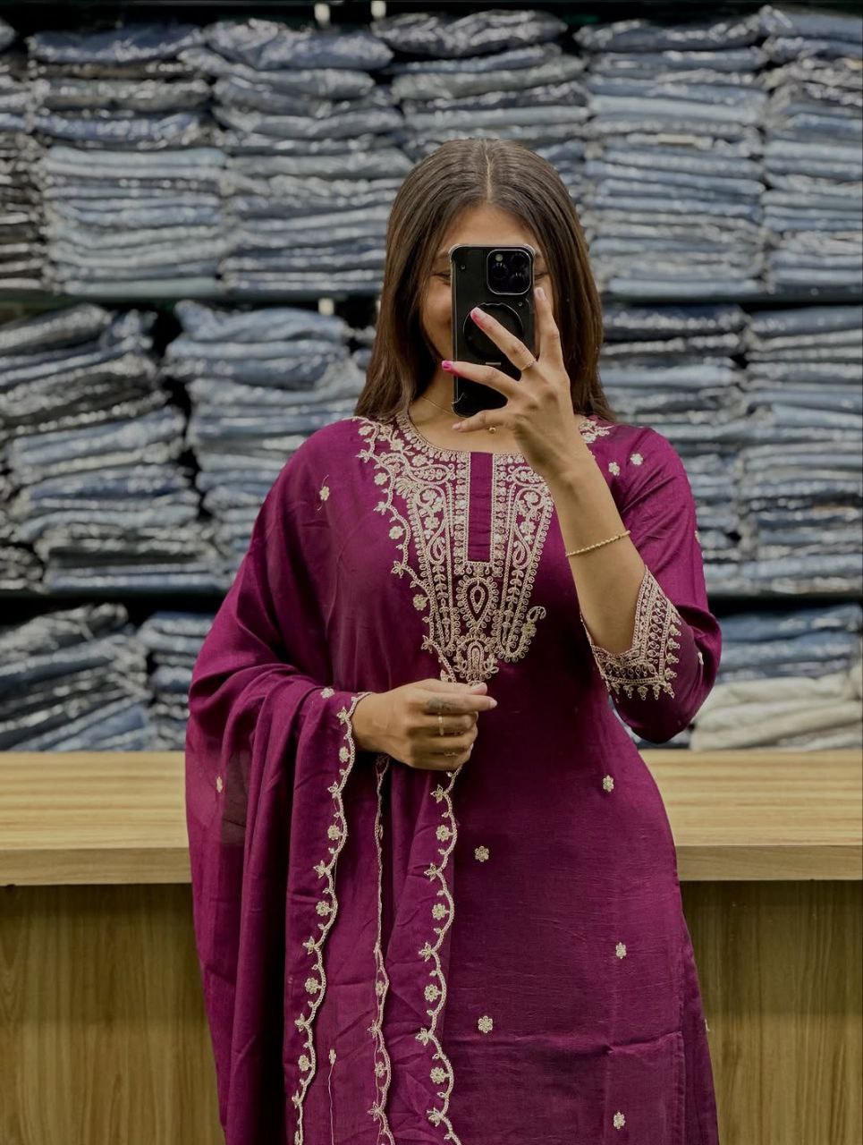 Garara Dreess embroidery Work