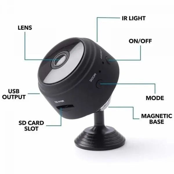 A9 Mini WiFi Camera 1080P Full HD Night Vision Wireless IP Camera