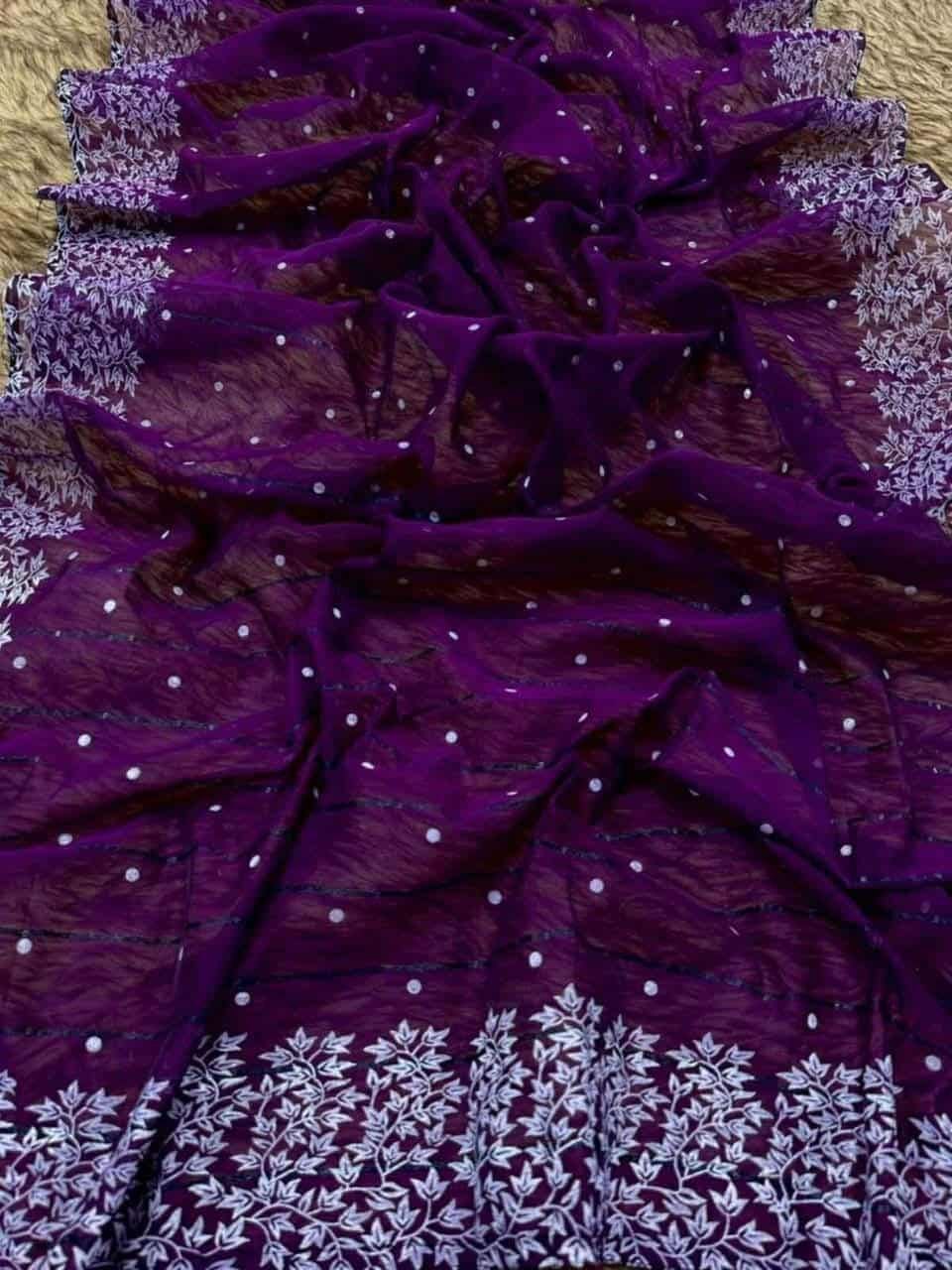 স্কিন প্রিন্ট শাড়ি